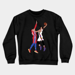 Spencer Dinwiddie Dunk on Tobias Harris Crewneck Sweatshirt